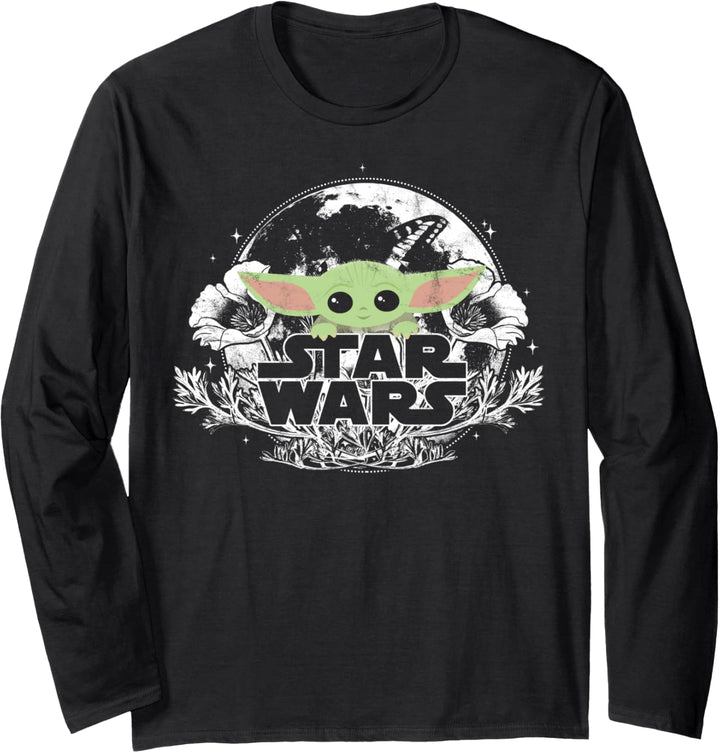 Star Wars The Mandalorian The Child Floral Langarmshirt