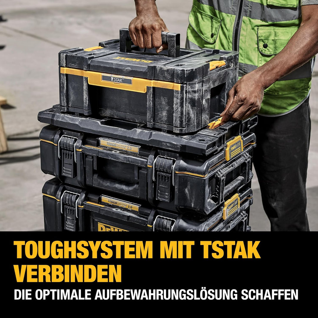 Dewalt Adapter für ToughSystem & TSTAK Werkzeugboxen DWST08017-1 (bietet zahlreiche Kombinationsmögl