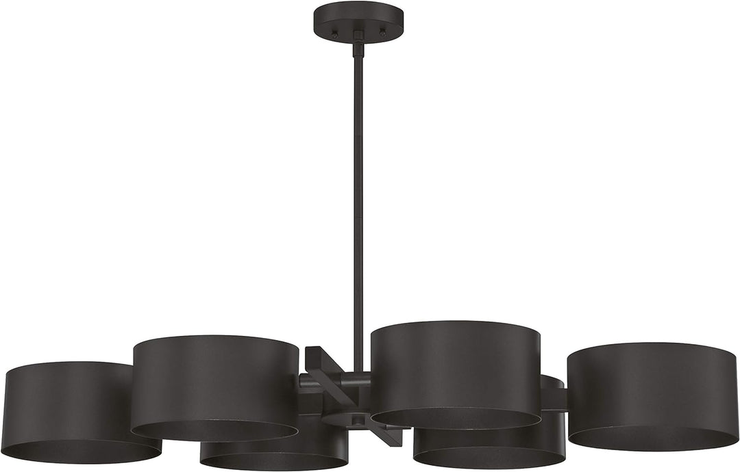 63688 Sechsflammiger Leuchter Zaro von Westinghouse Lighting für Innenbereiche, Ausführung in Eisen,