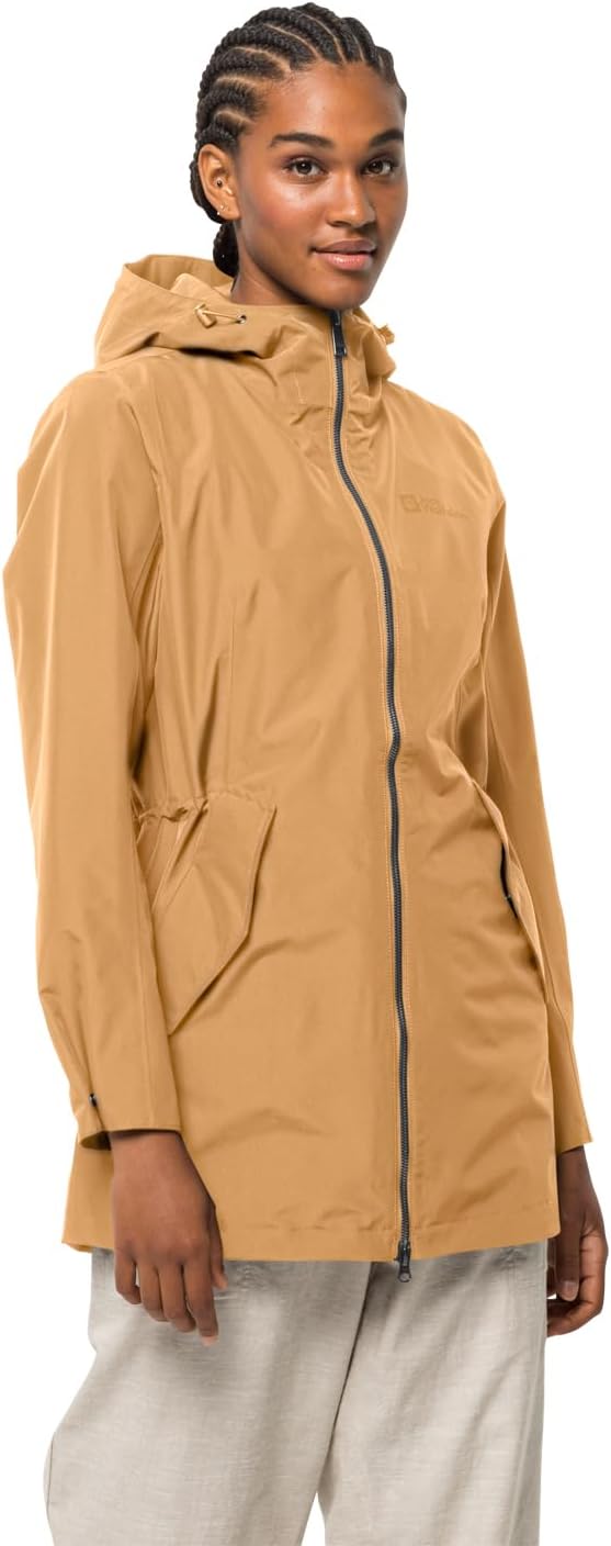 Jack Wolfskin Damen Dakar Parka W Mantel (1er Pack) XS honey yellow, XS honey yellow
