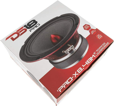 DS18 Car Midrange Speaker 8" Inch 600w Watt 8Ohm Bass Loudspeaker PRO-X8.4BM Bullet 4 Ohm 20,3 cm, B