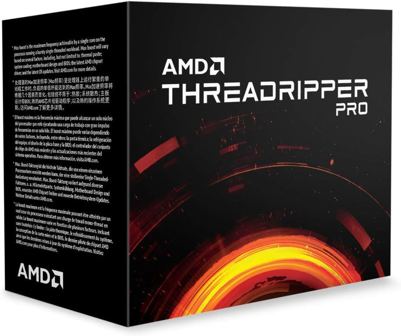 AMD Ryzen Threadripper PRO 3955WX (16C/32T, 72 MB Cache, bis zu 4,3 GHz Max Boost)