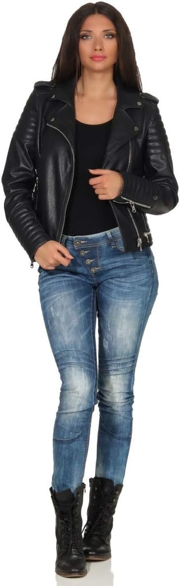 Hollert Damen Lederjacke GRAZA Lammnappa Echtlederjacke Bikerjacke Übergangsjacke versch, Farben Sch