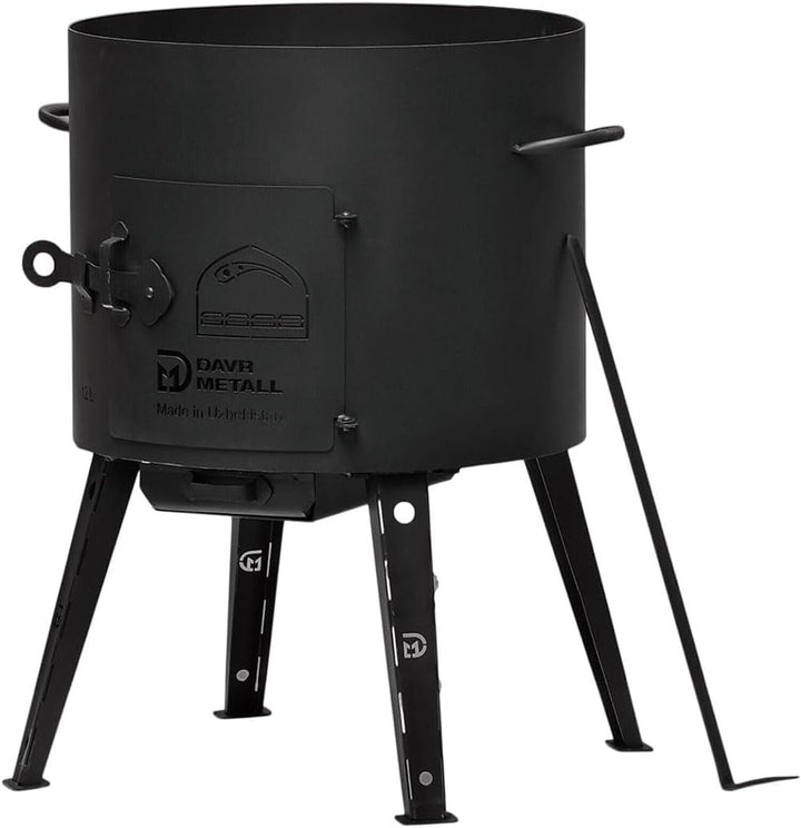 rukauf. SET Utschak, 40 cm + 12 Liter Kasan Kazan aus ALU Feldküche Gulasch-Kessel Feuer-Ofen Outdoo