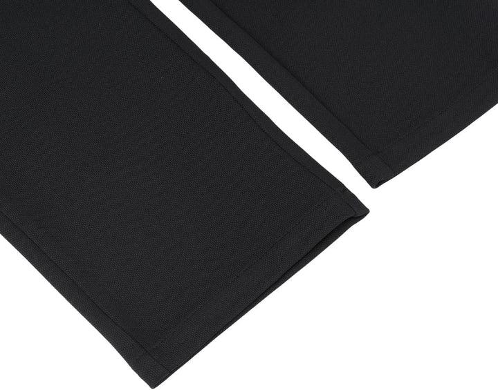 Allthemen Herren Anzughose mit Stretchkomfort Slim Fit Anzug Straight Hose für Business XL Schwarz,