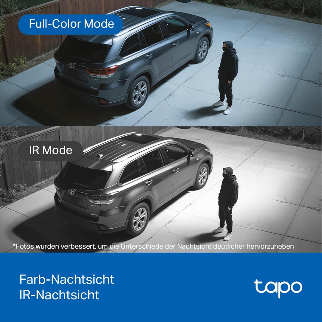Tapo C630 KIT 360° Solar Überwachungskamera Aussen mit Akku | 3K 5MP | Gratis KI-Erkennung | Farb- &