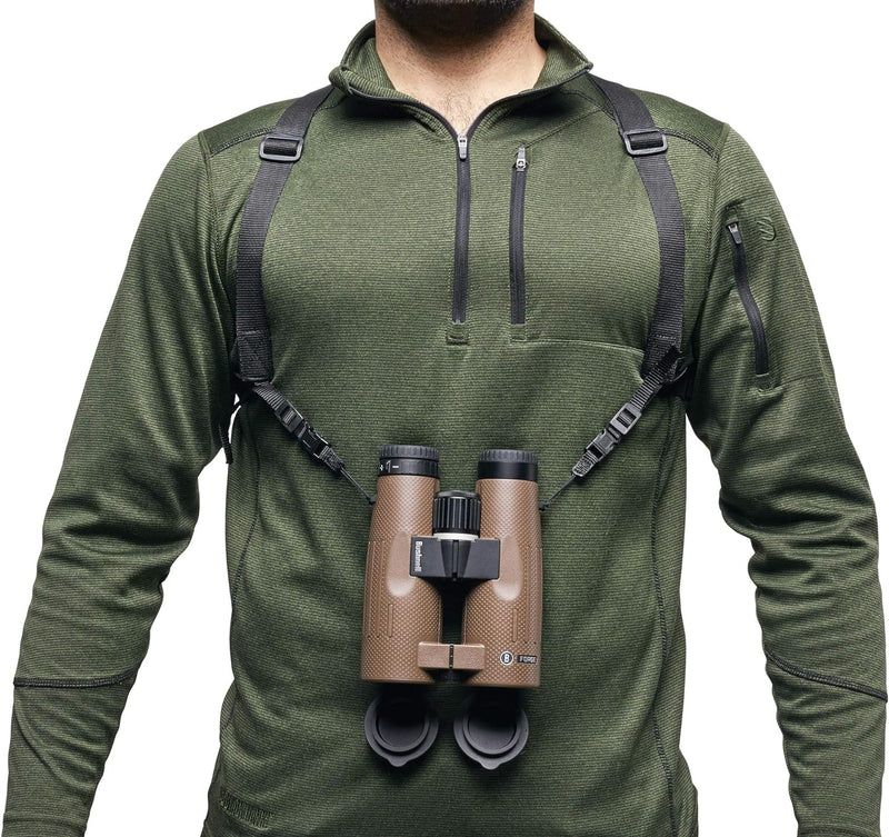 Bushnell - Universal Fernglas-Gurtzeug mit Schnellverschluss-Schnallen - Netzbelüftung - Vogelbeobac