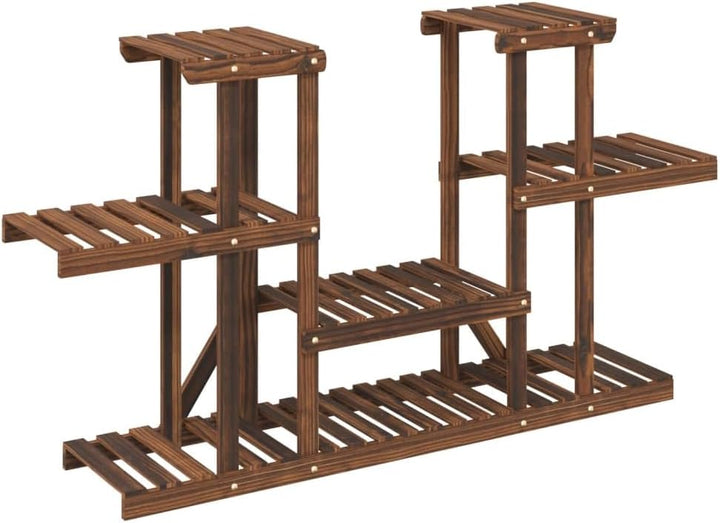 vidaXL Blumenständer, Pflanzenregal Holz, Blumenregal für Wohnzimmer Balkon Terrasse, Pflanzenstände