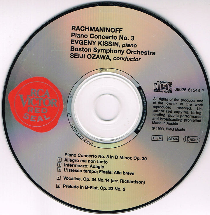 Klavierkonzert 3 / Prelude u.a., Audio-CD