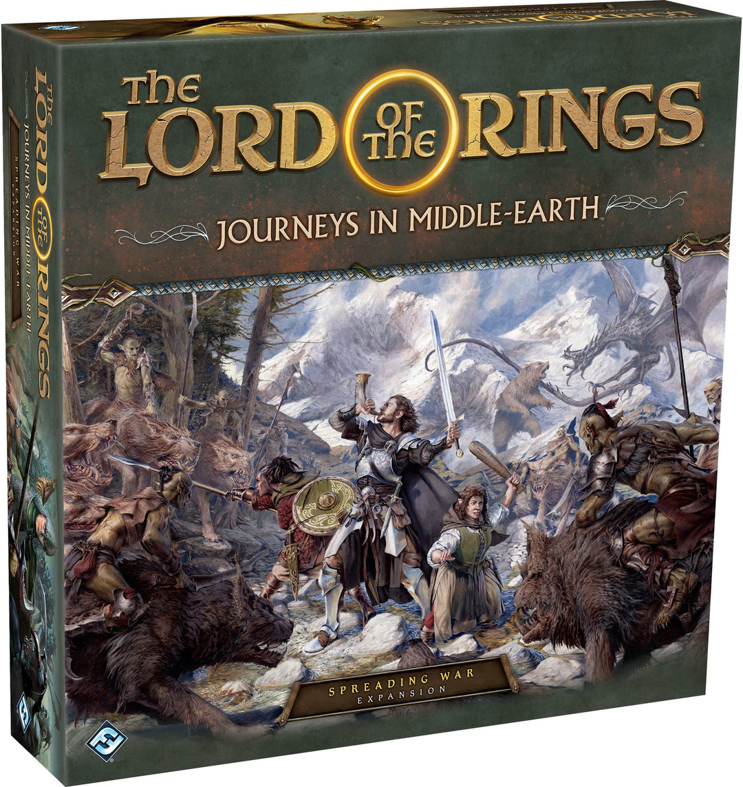 Fantasy Flight Games, Journeys in Middle-Earth: Spreading War Expansion, Miniature Game, 1 to 5 Play