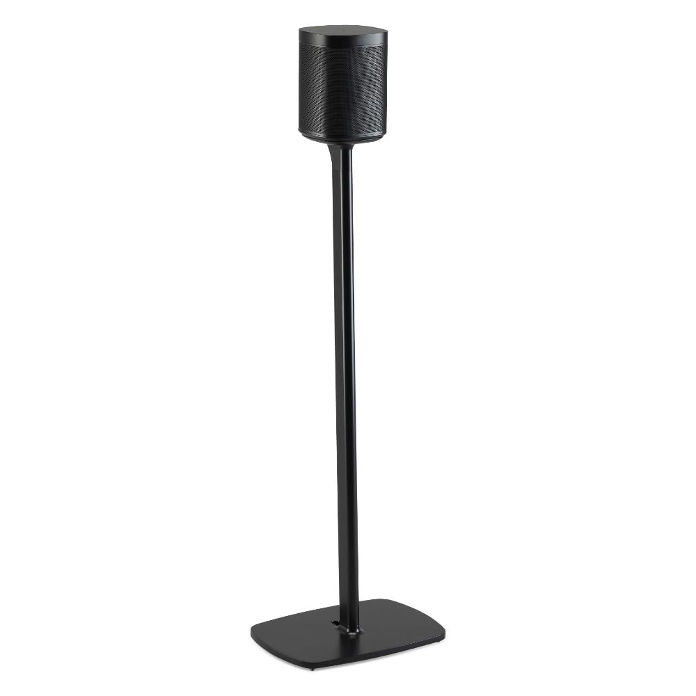 Flexson Bodenständer für Sonos One, One SL und Play:1 - Schwarz (Paar) Schwarz Paar Single, Schwarz