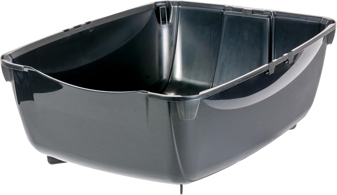 Ferplast Katzentoilette mit Deckel, für Outdoor, Katzenklo glosse Katzen, mit zwei Aktivkohlefiltern