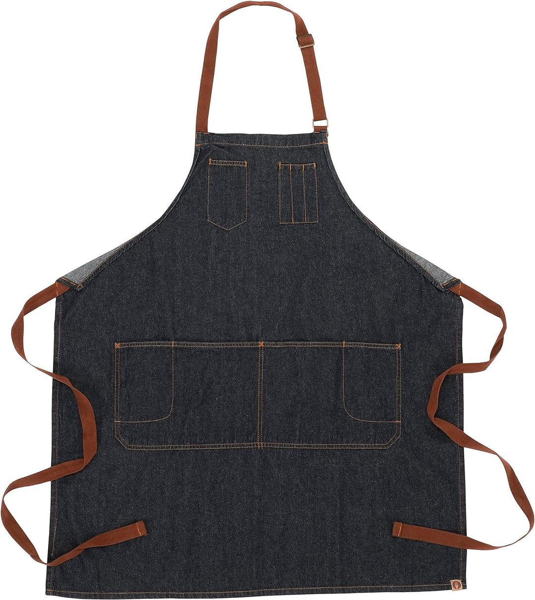 Chef Works Unisex Memphis Bib Apron, Indigo Blue, One Size indigoblau Memphis-Schürze, indigoblau Me