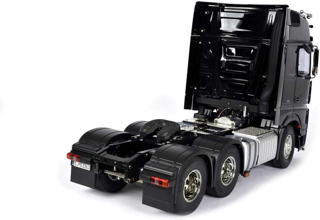 TAMIYA 300056348 56348 Mercedes-Benz Fahrzeug 1:14 RC MB Actros 3363 Giga Sp. 6x4, schwarz