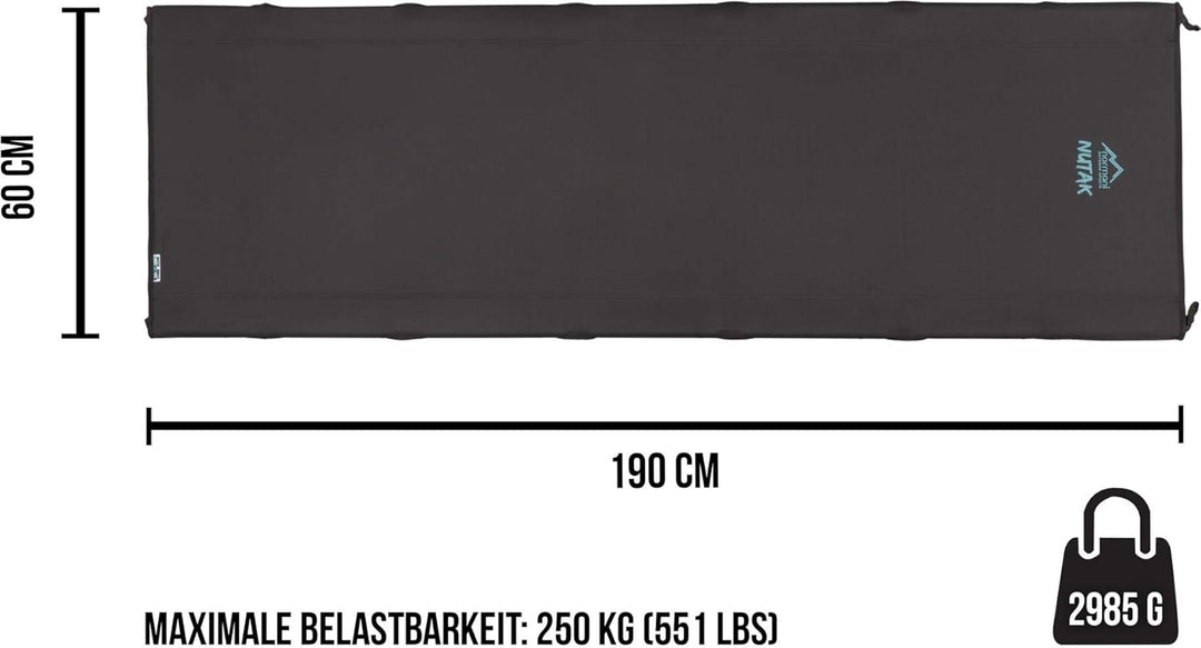 normani Ultraleichtes Klappbett Aluminium Feldbett Faltbares Campingbett NUR 2985g! Maximale Belastb