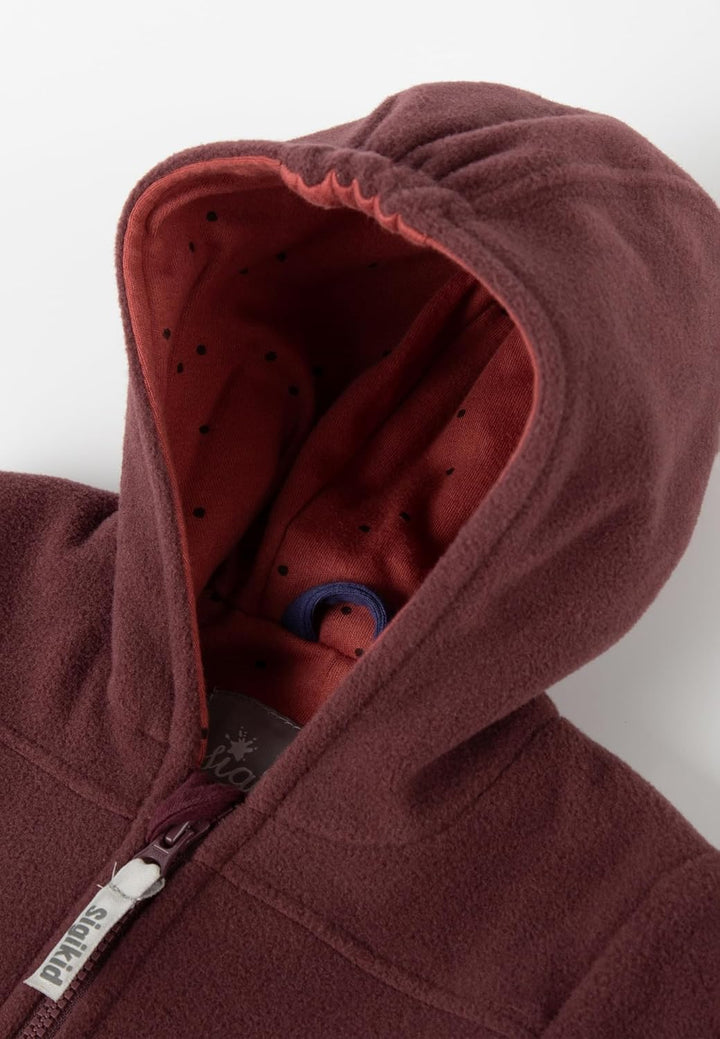 Sigikid Baby-Mädchen Autumn Forest Fleeceoverall mit Baumwollfutter 68 beere, 68 beere