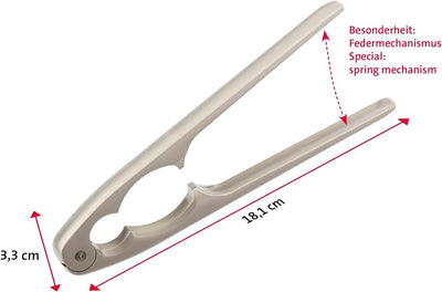 Westmark Nussknacker, Monopol Edition, Mit Federmechanismuss, Länge: 18,1 cm, Zinkdruckguss, Edelmat