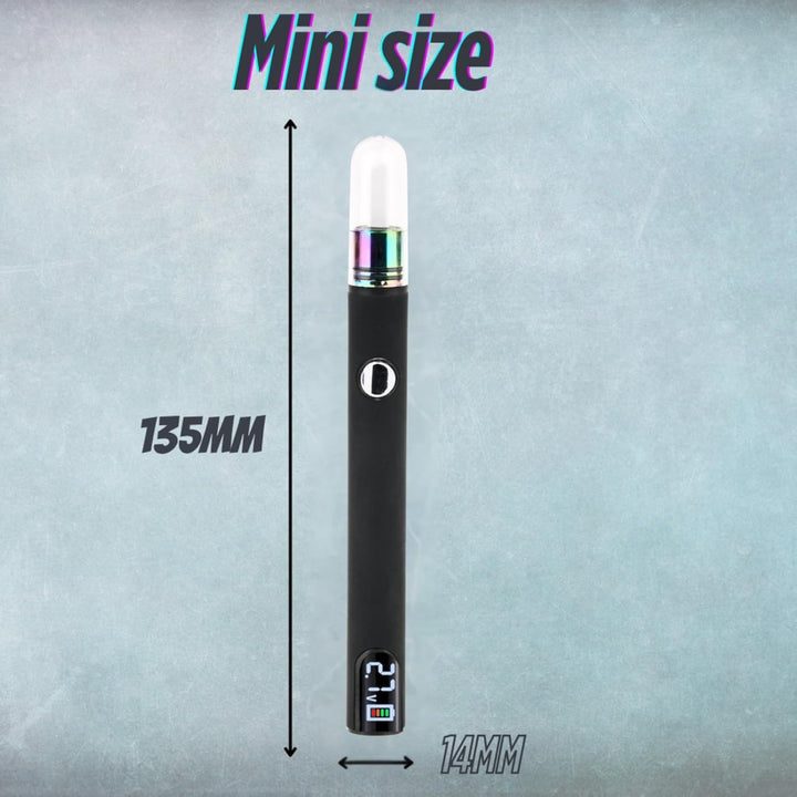 Mr.Bald Ceramic Hot Knife with LED light, 510 Thread Dab Tool Cut Wax Accessory with display battery