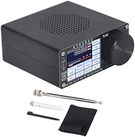 ATS25X2 Vollbänder Tragbarer DSP-Kurzwellen Empfänger aus Aluminiumlegierung mit Grosser Lautspreche