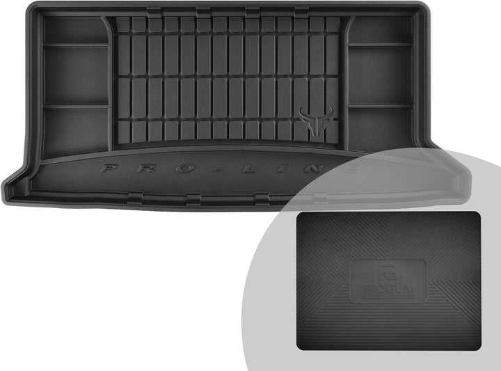 FROGUM ProLine 3D Gummimatte Exklusive Auto Kofferraummatte Kofferraumwanne für Ford Ka II 2008-2016