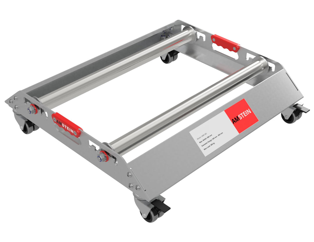 Profi Kabelabwickler AMR-580 mit 4 gebremsten Lenkrollen für Kabeltrommeln 200-850mm, bis 300kg Trag