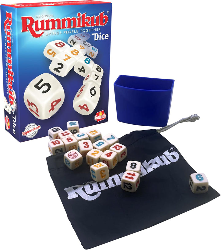 Goliath Rummikub Dice - Das Klassische Original-Würfelspiel für Erwachsene und Kinder ab 7 Jahren, B