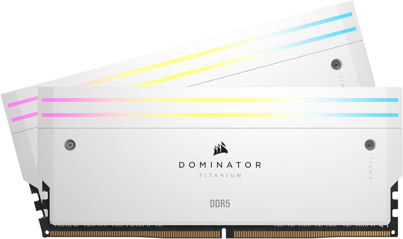 CORSAIR Dominator Titanium RGB DDR5 RAM 64GB (2x32GB) DDR5 6600MHz CL32 Intel XMP iCUE-Kompatibler C