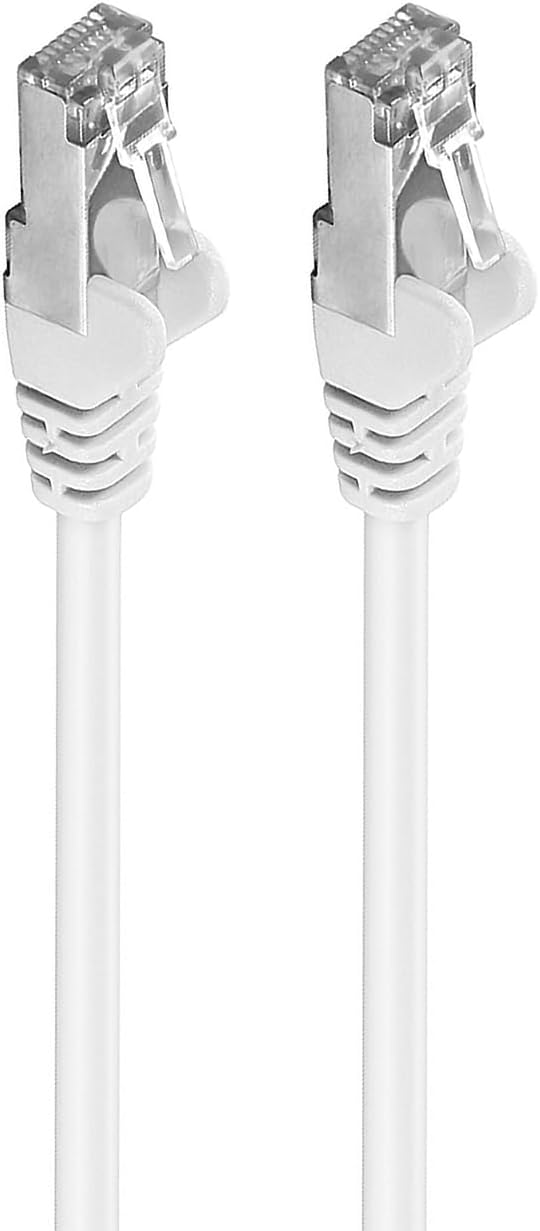 PremiumCord Netzwerkkabel, Ethernet, LAN & Patch Kabel CAT6a, 10Gbit/s, S/FTP PIMF Schirmung, AWG 26