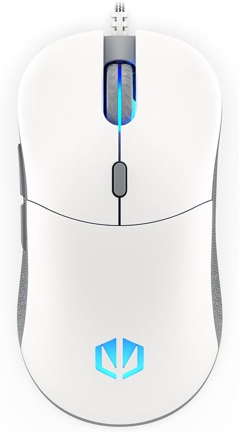 ENDORFY GEM Plus Onyx White Souris Droitier USB Type-C Optique 19000 DPI