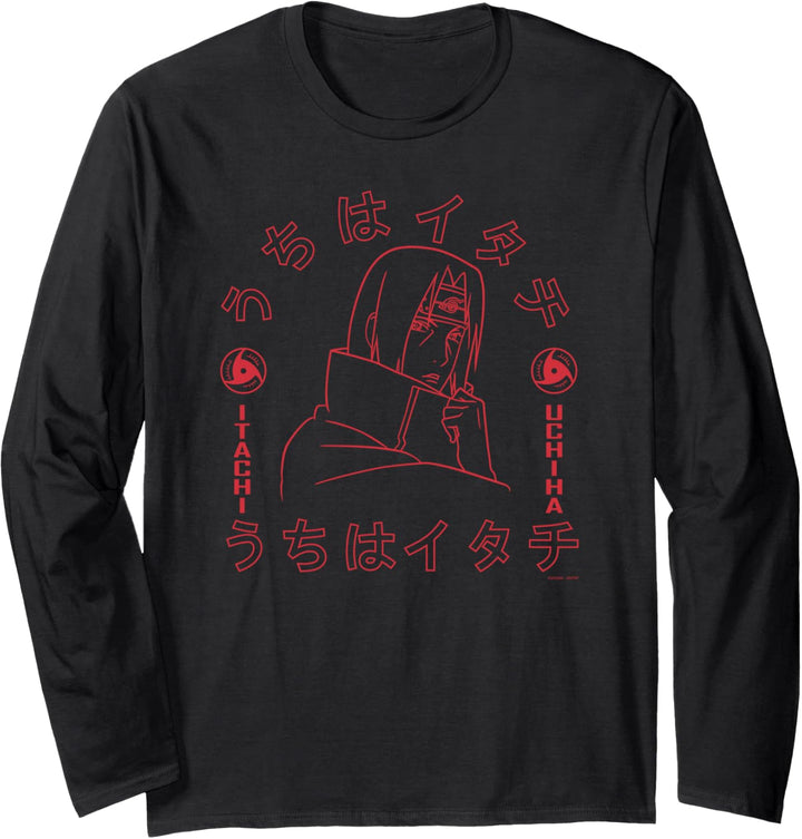 Naruto Shippuden Itachi of the Sharingan Langarmshirt