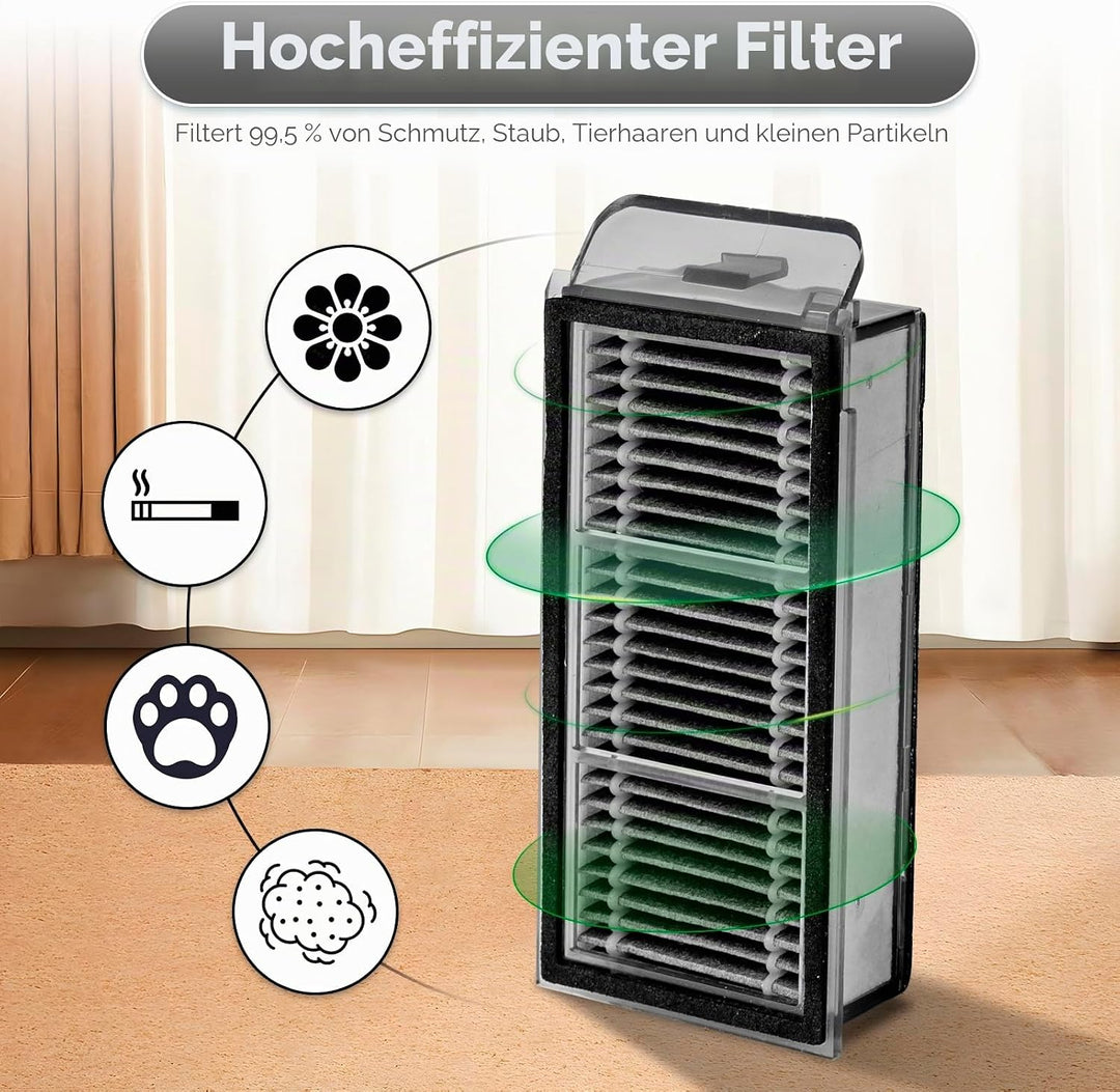 (6 Stück) X50 Ultra Ersatz-HEPA-Filter für Dreame X50 Ultra, L40s Pro Ultra, L50 Pro Ultra, X50 Mast