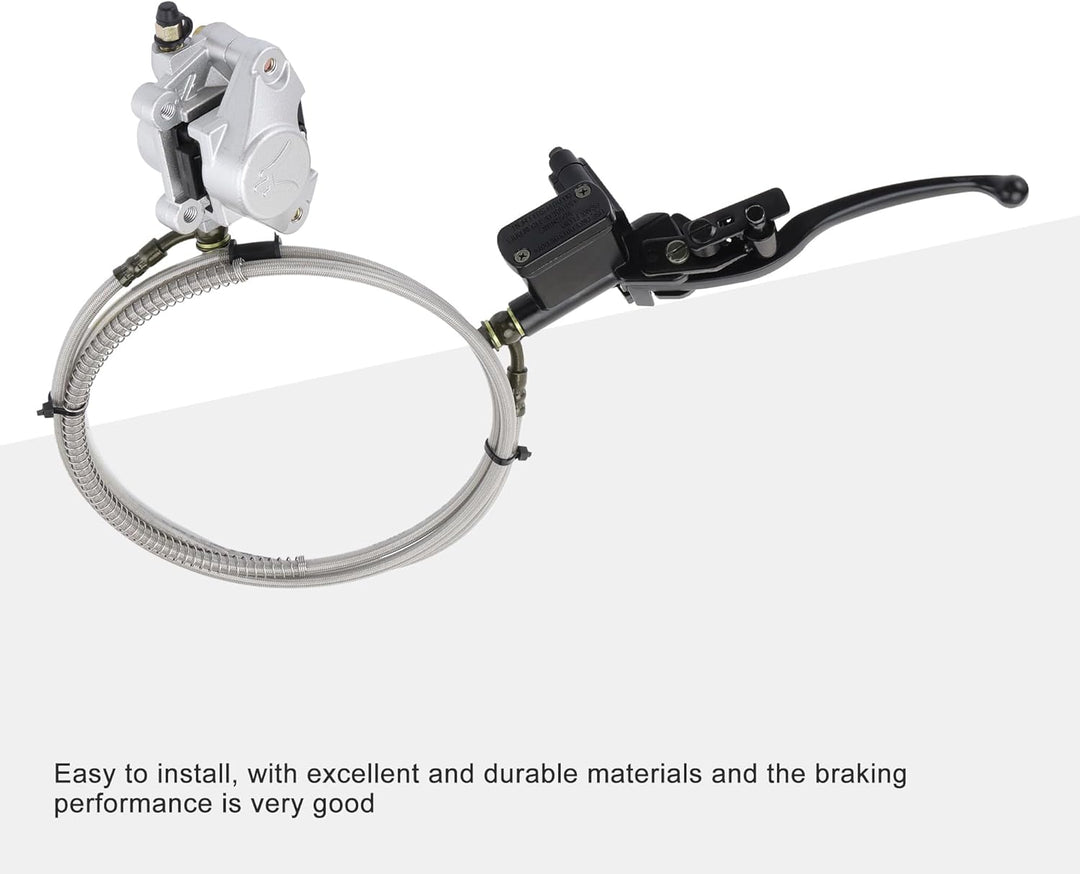 GOOFIT Bremszylinder Rückhandscheibenbremse Assy Ersatz für 110cc 125cc 150cc 200cc 250cc ATV & Scoo