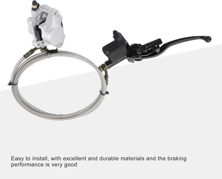 GOOFIT Bremszylinder Rückhandscheibenbremse Assy Ersatz für 110cc 125cc 150cc 200cc 250cc ATV & Scoo