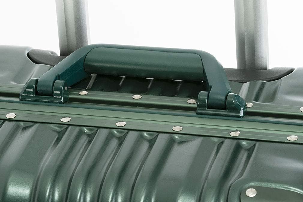 Travelhouse London Koffer Grün S-55cm Bordkoffer · Alu-Rahmen · Polykarbonat Hartschale · Reisegepäc