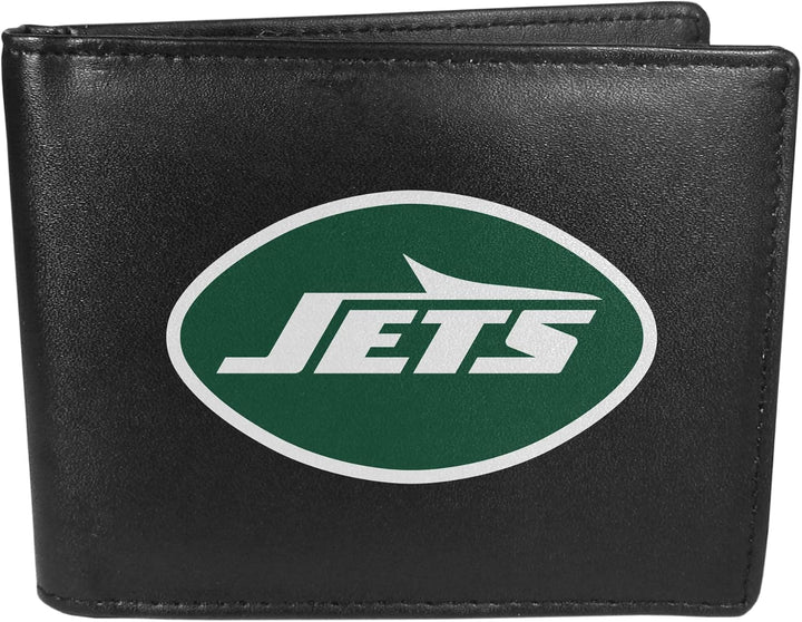 Siskiyou Sports Bi-fold Wallet Large Logo New York Jets Einheitsgrösse Schwarz, New York Jets Einhei