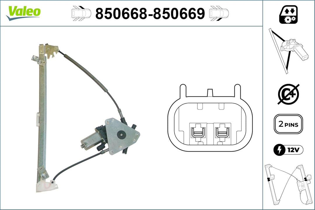 Valeo Fensterheber 850668
