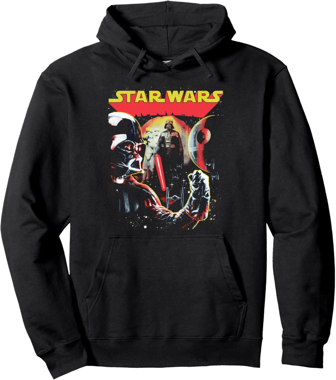 Star Wars Darth Vader Death Star Double Portrait Pullover Hoodie
