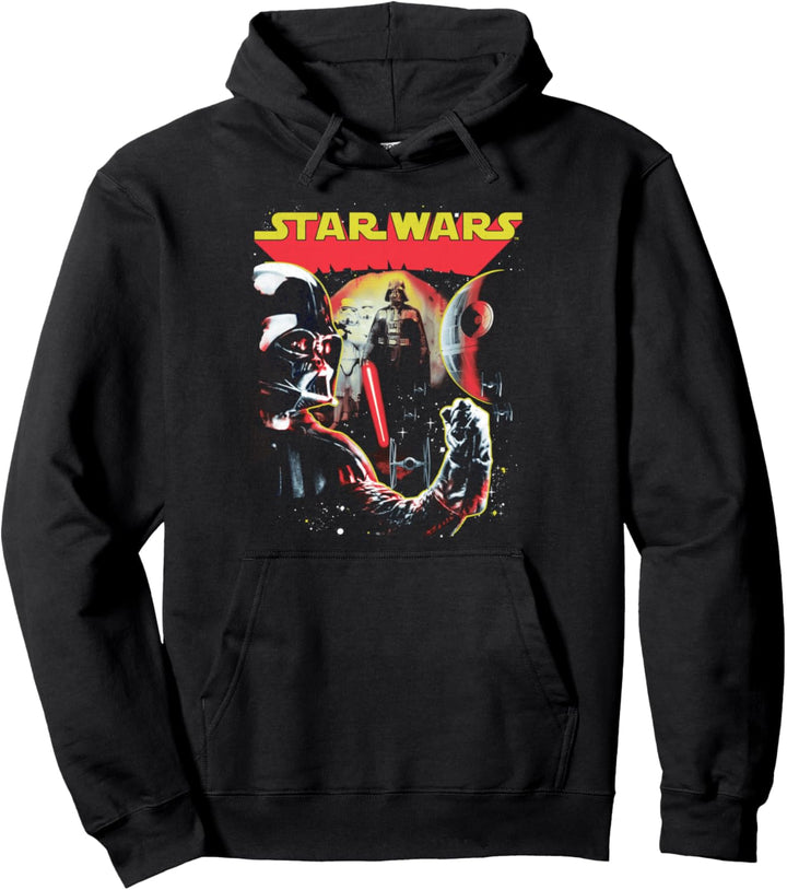 Star Wars Darth Vader Death Star Double Portrait Pullover Hoodie