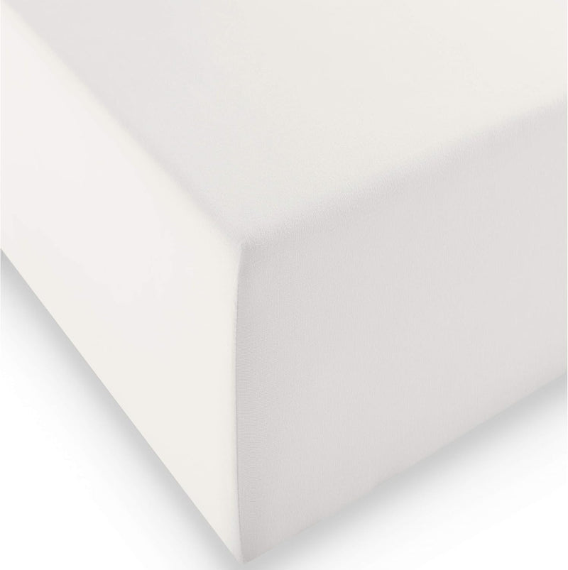 fleuresse 1119 XXL Jersey Stretch Spannbetttuch (96% Baumwolle, 4% Elasthan), mit Rumdumgummizug, Ök
