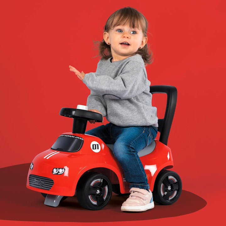 Smoby Mein erstes Auto – Rutscherfahrzeug für Kleinkinder – sicher und wendig – Rückenstütze und Sta