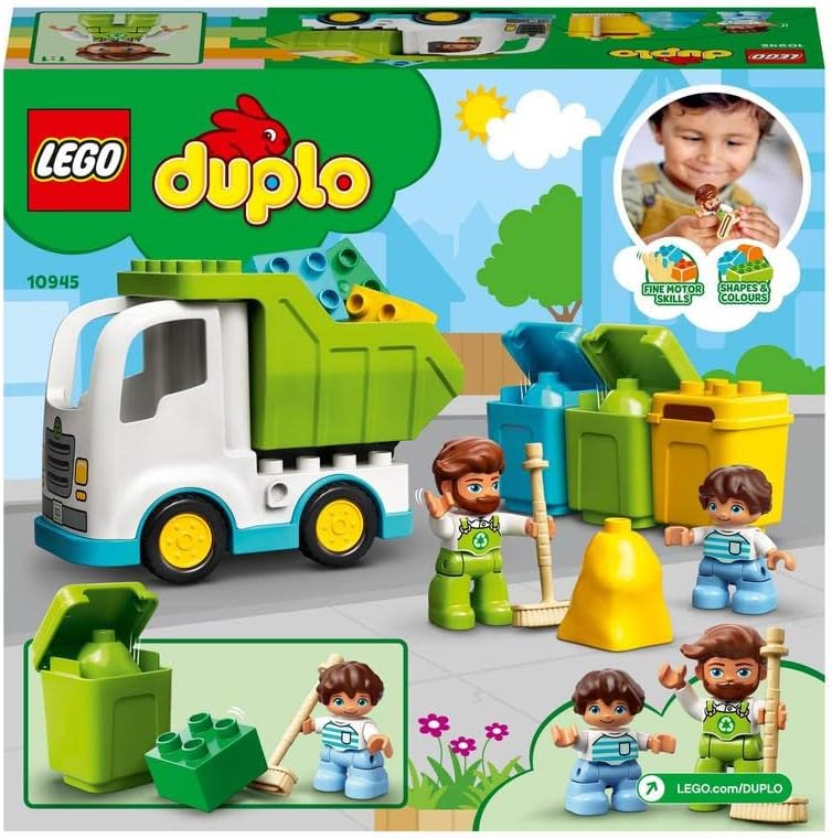 LEGO 10945 DUPLO Town Müllabfuhr und Wertstoffhof Single, Single
