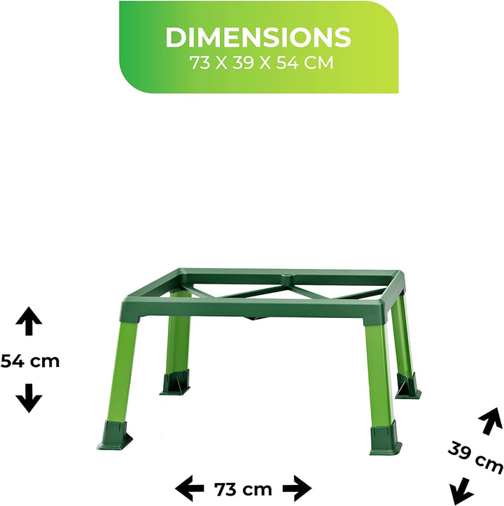 Bio Green Standfuss für Pflanzkübel CITYJUNGLE | 36 cm Höhe | stabil und witterungsbeständig Garten,