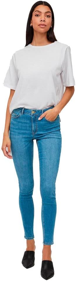 Vila Damen Jeans S / 30L Medium Blue Denim, S / 30L Medium Blue Denim