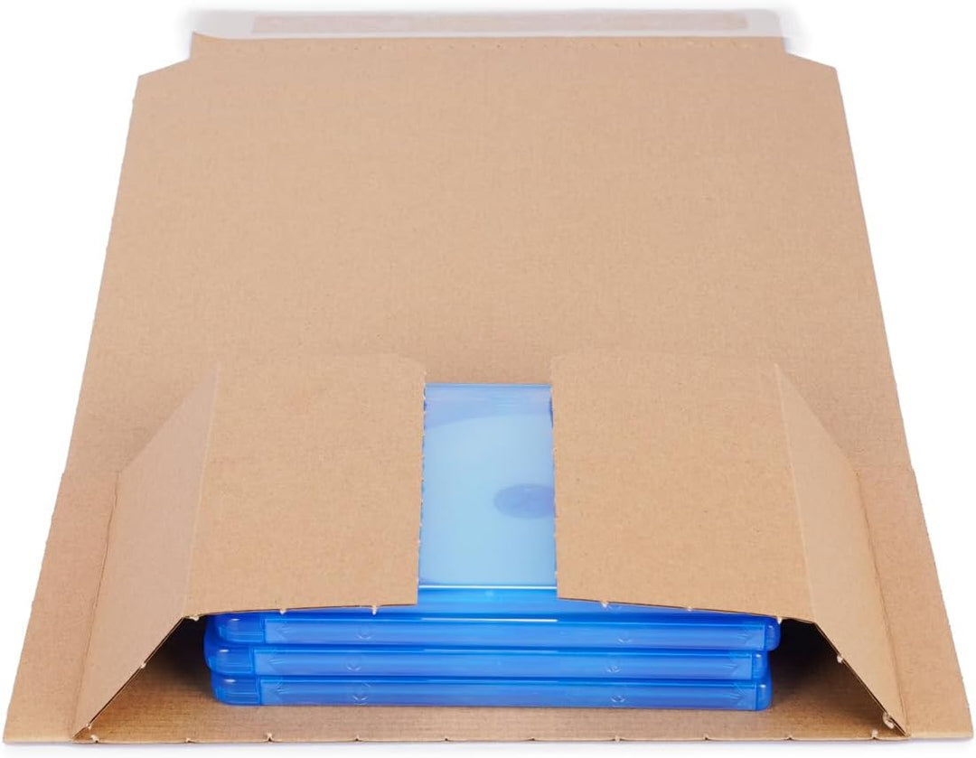 verpacking Buchverpackungen 217 x 155 x 10-50 mm DIN A5 BV-1 Braun [Grösse und Stückzahl wählbar] Wi