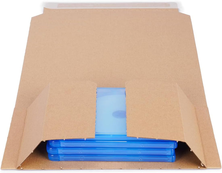 verpacking Buchverpackungen 217 x 155 x 10-50 mm DIN A5 BV-1 Braun [Grösse und Stückzahl wählbar] Wi