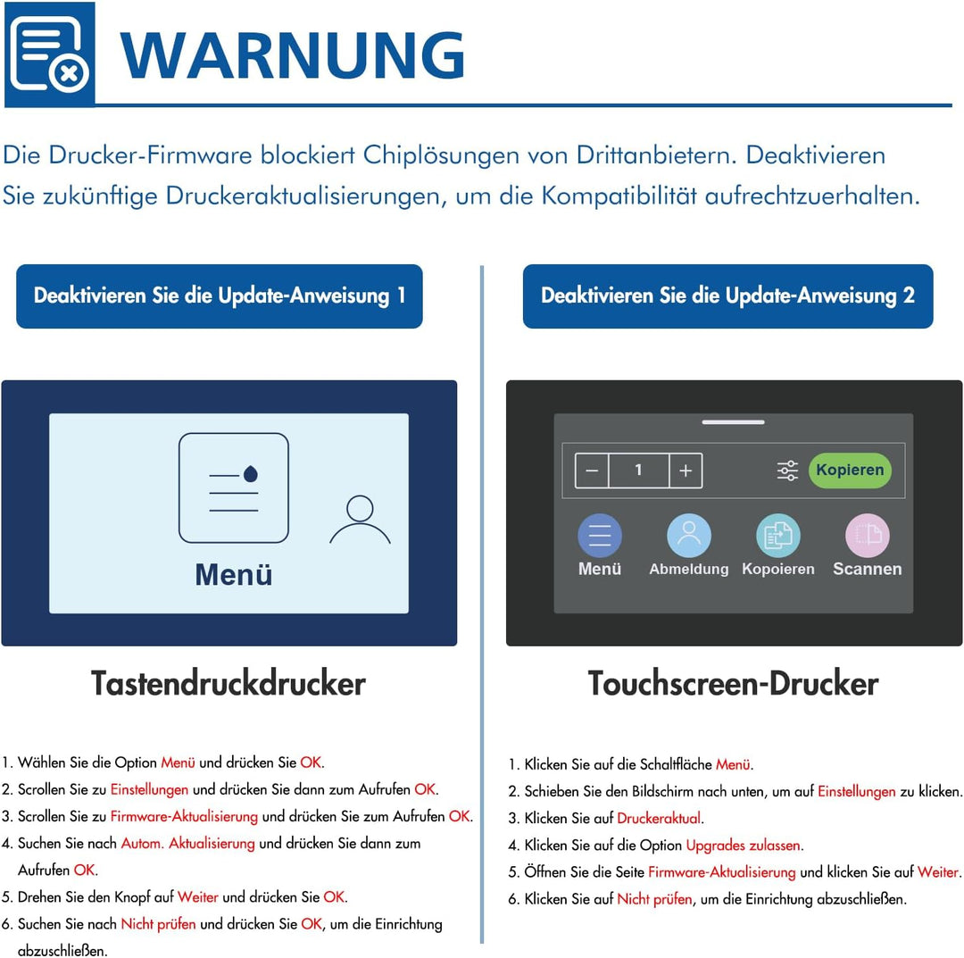 220A 220X Toner Mit Chip: für HP 220A Toner Set Kompatibel für Color Laserjet Pro MFP 4302dw 4302fdw