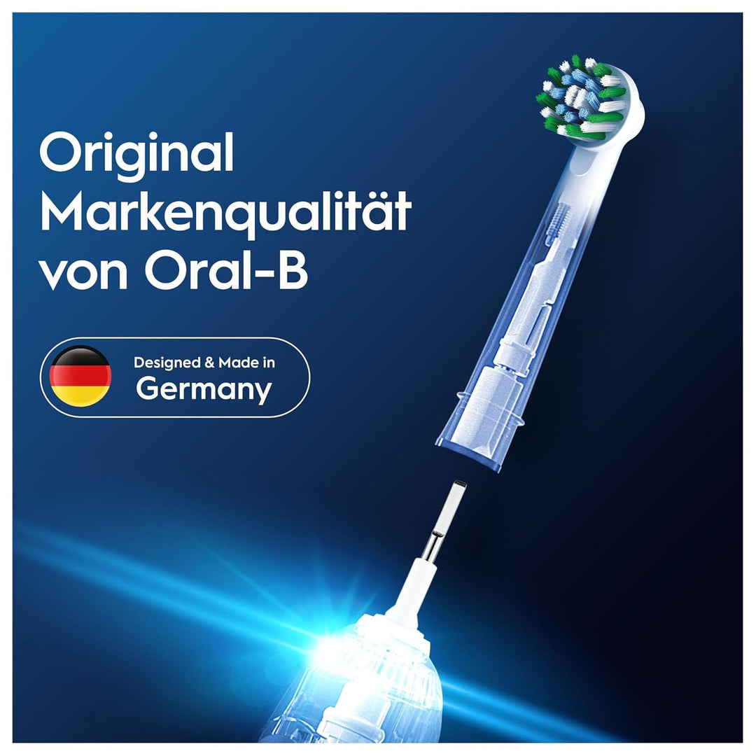 Oral-B Pro CrossAction Aufsteckbürsten für elektrische Zahnbürste, 6 Stück, überlegene Zahnreinigung
