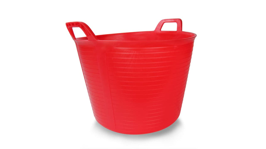 RUBI Flextub Kunststoffeimer 40 Liter, rot 40 l Rot, 40 l Rot