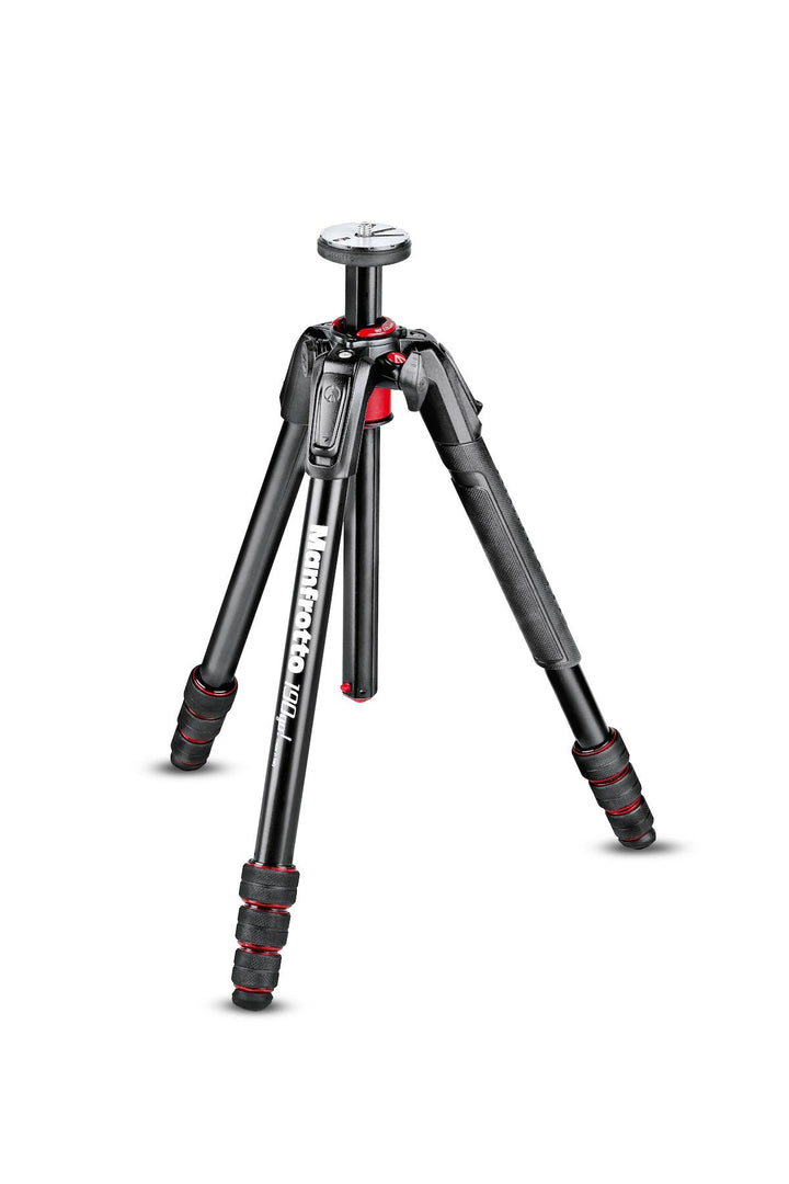 Manfrotto MT190GOA4 Dreibein-Stative, Schwarz Alu Stativ, Alu Stativ