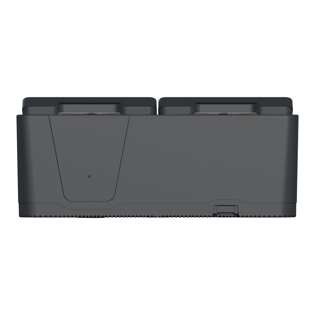 Mureva Styl – Doppel-PC 2P+T Schuko Vorverdrahtet, Horiz – Aufputz – IP55 IK08 – Grau